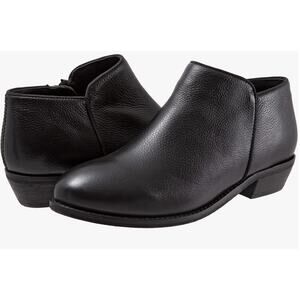 SoftWalk Rocklin Leather Boots 10 N Narrow Black NWOT Ankle Soft Walk Comfort